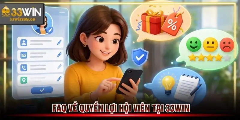FAQ về quyền lợi hội viên tại nền tảng 33win